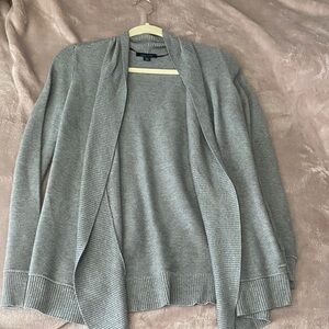Tommy Hilfiger Gray Open-Front Women's Cardigan Sweater